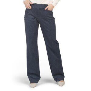 TAHARI ASL Indigo Denim Wide Leg Pants